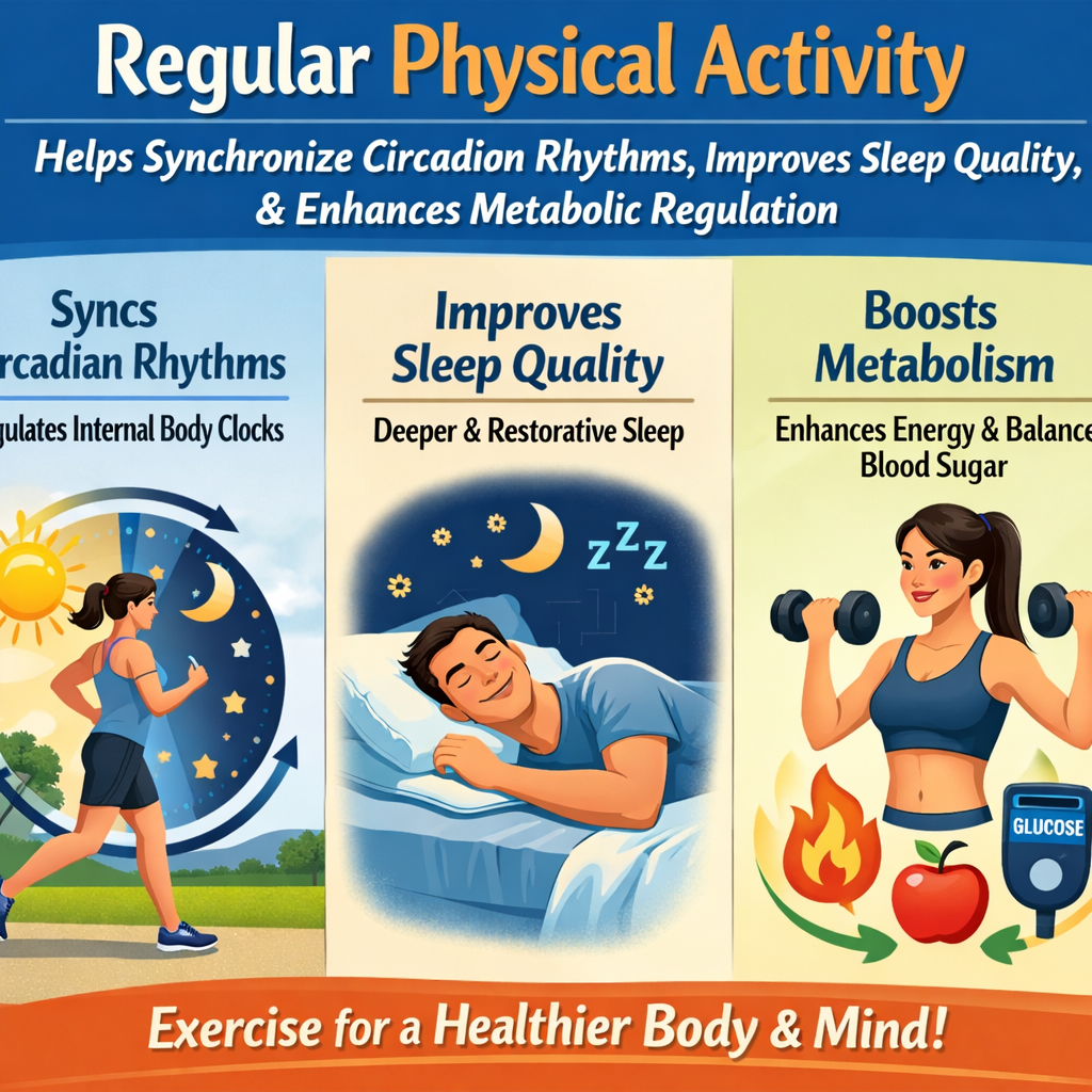 Active Lifestyle Enhances Circadian Rhythm and Sleep Quality