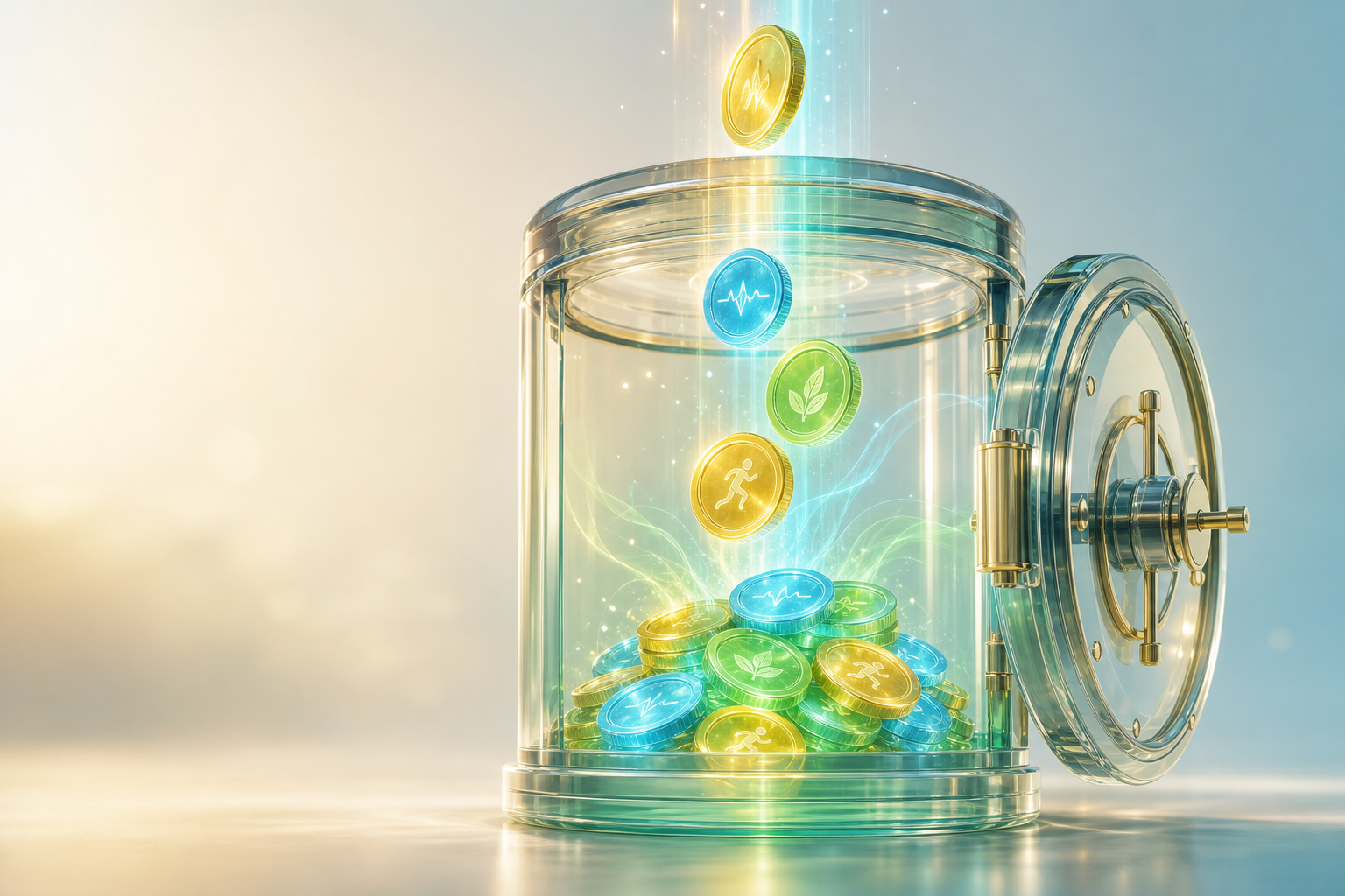 Health Account Deposit Concept Illustration