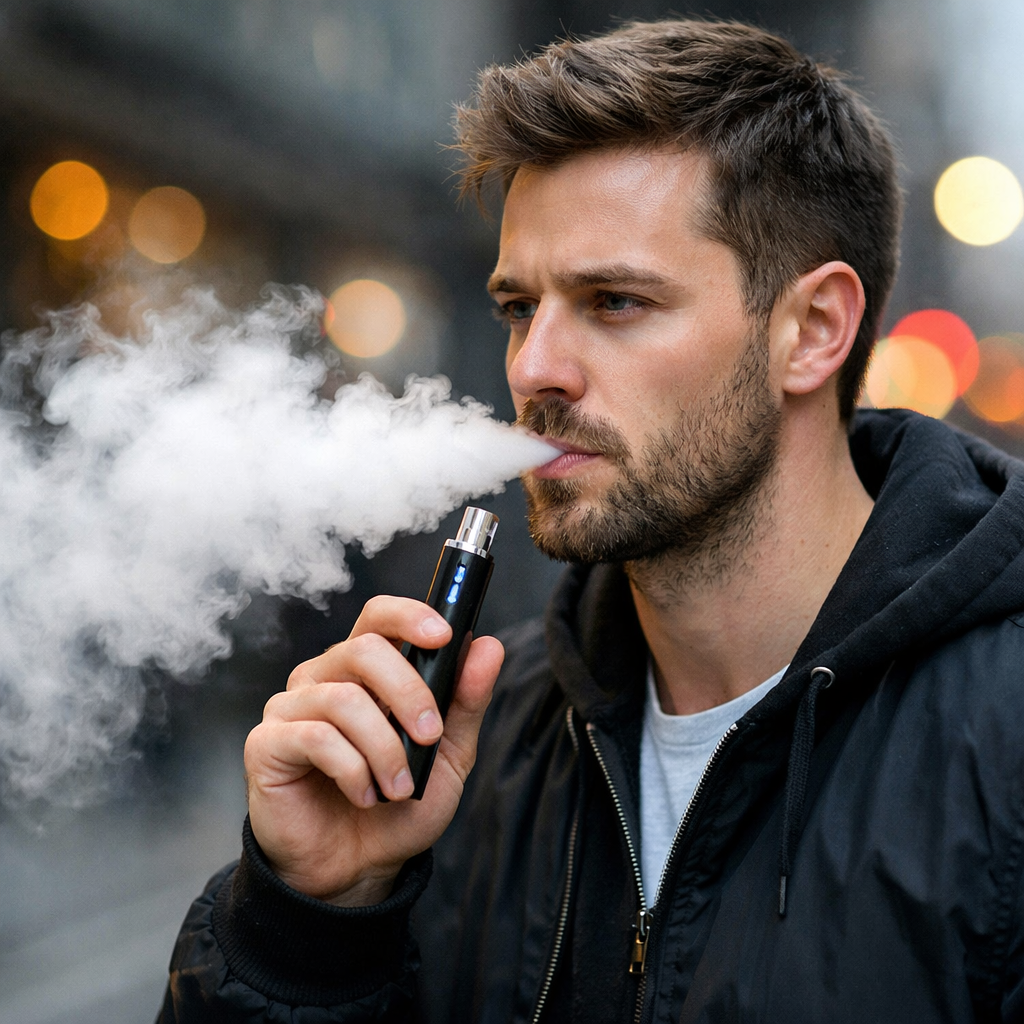 Nicotine Vaping Image