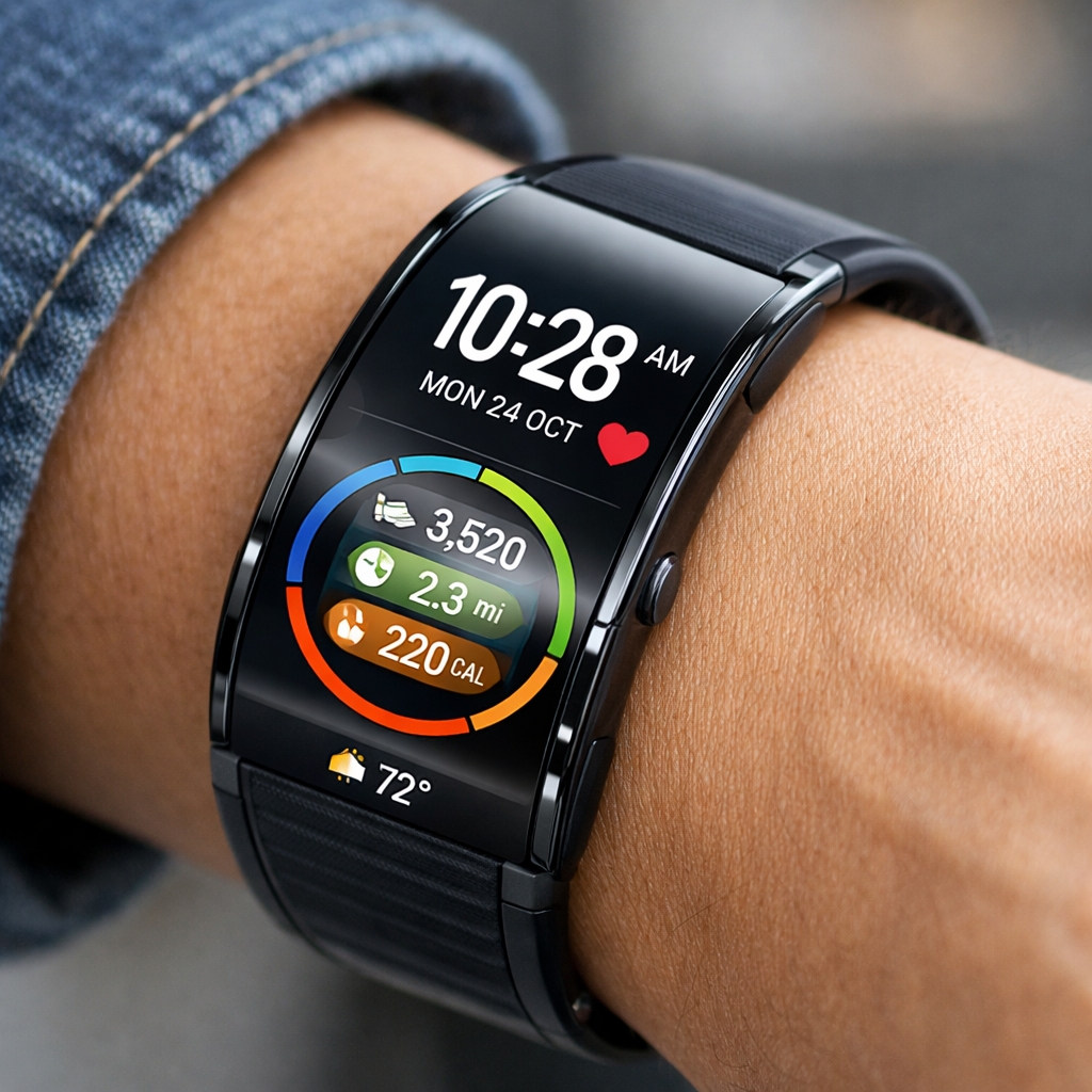 Wearable Tech on Human Arm