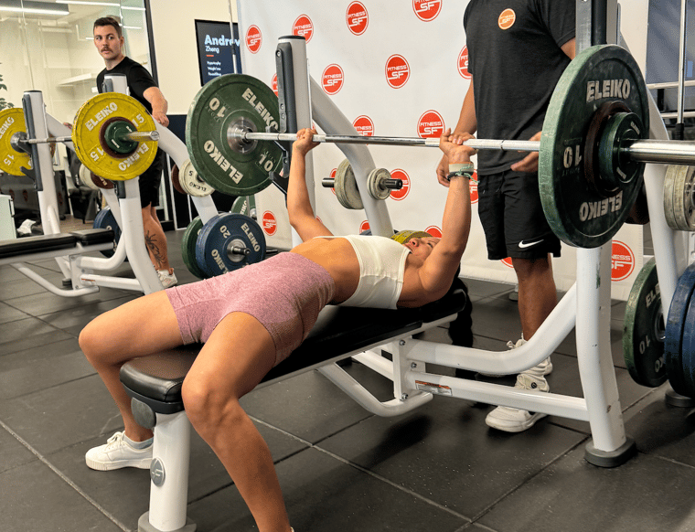 Bench Press at FITNESS SF Transbay